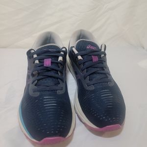 Asics gel pulse 12 size 8.5 grape/ blue women's running shoes